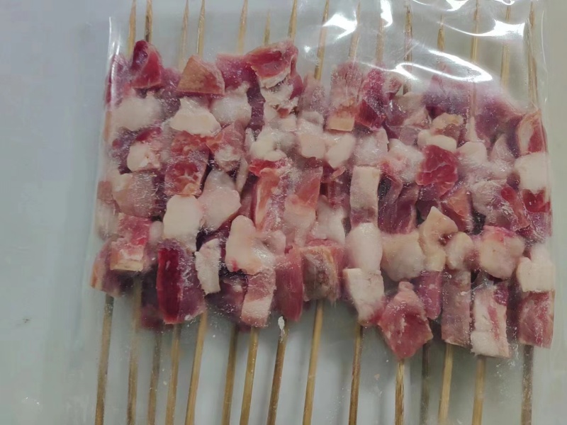 陜西澄城原切羊肉串批發(fā) 優(yōu)質(zhì)羊副產(chǎn)品，24元/包，一畝田直供